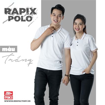 Áo Polo Riki Rapix Trắng